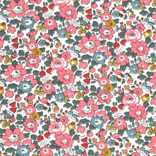 Bracelet liberty personnalisé cordon Betsy Ann Pivoines - Nemeti Bijoux