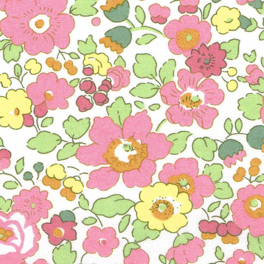 Bracelet liberty personnalisé cordon Betsy rose vert jaune - Nemeti Bijoux