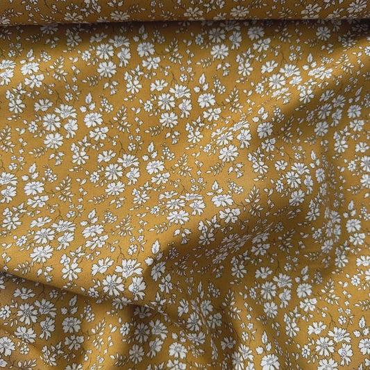 Bracelet liberty personnalisé cordon capel jaune moutarde - Nemeti Bijoux