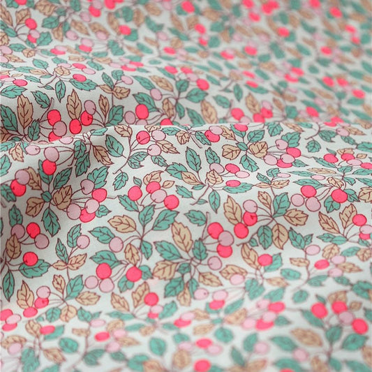 Bracelet liberty personnalisé cordon Colleen's Orchard Sorbet et Rose Fluo avec médaille personnalisée