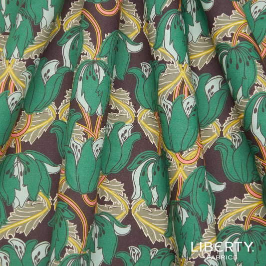 Bracelet liberty personnalisé cordon Evelyn Dawn vert - Nemeti Bijoux