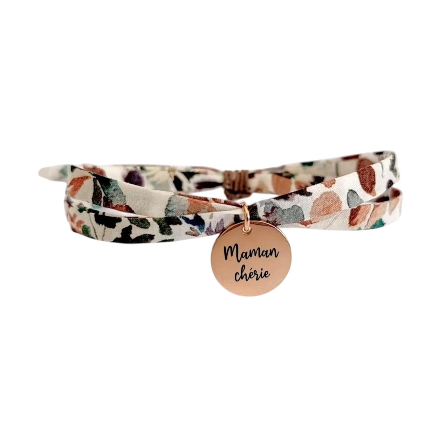 Bracelet liberty personnalisé cordon Felda Saffron - Nemeti Bijoux