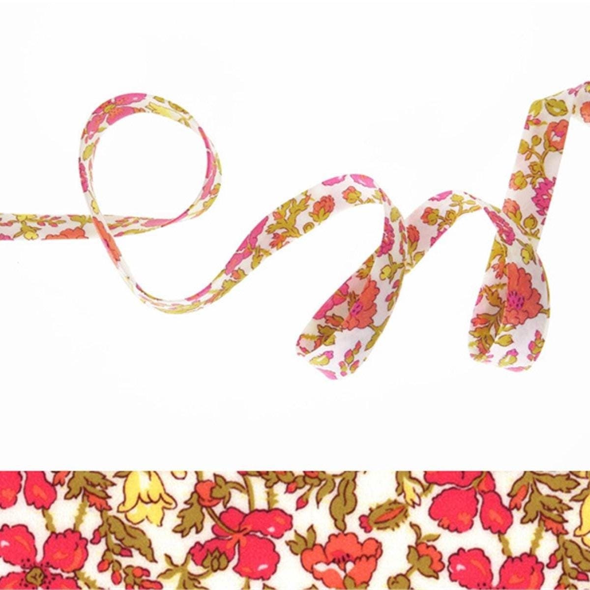 Bracelet liberty personnalisé cordon Meadow orange - Nemeti Bijoux