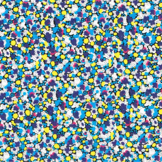 Bracelet liberty personnalisé cordon Pepper bleu jaune violet - Nemeti Bijoux