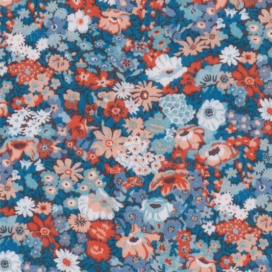 Bracelet liberty personnalisé cordon Thorpe Hill Orange Bleue - Nemeti Bijoux