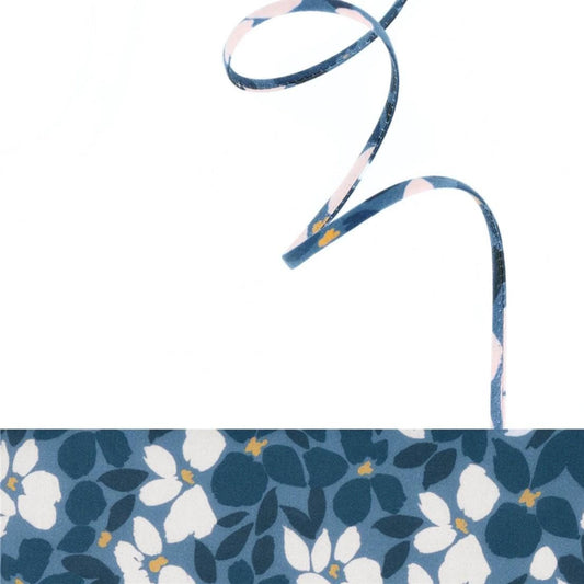 Bracelet liberty personnalisé cordon UNE Florie Fjord bleu - Nemeti Bijoux