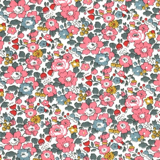 Bracelet liberty personnalisé cordon Betsy Ann Pivoines - Nemeti Bijoux