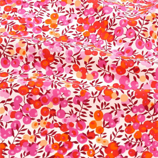 Bracelet liberty personnalisé cordon Wiltshire Hibiscus fluo Nemeti Bijoux