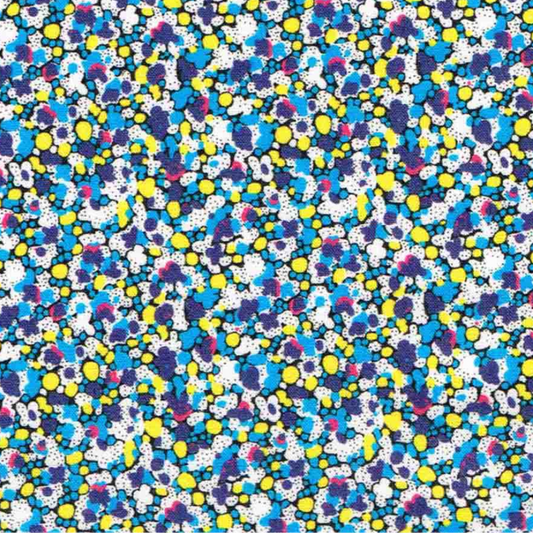 Bracelet liberty personnalisé cordon Pepper bleu jaune violet - Nemeti Bijoux