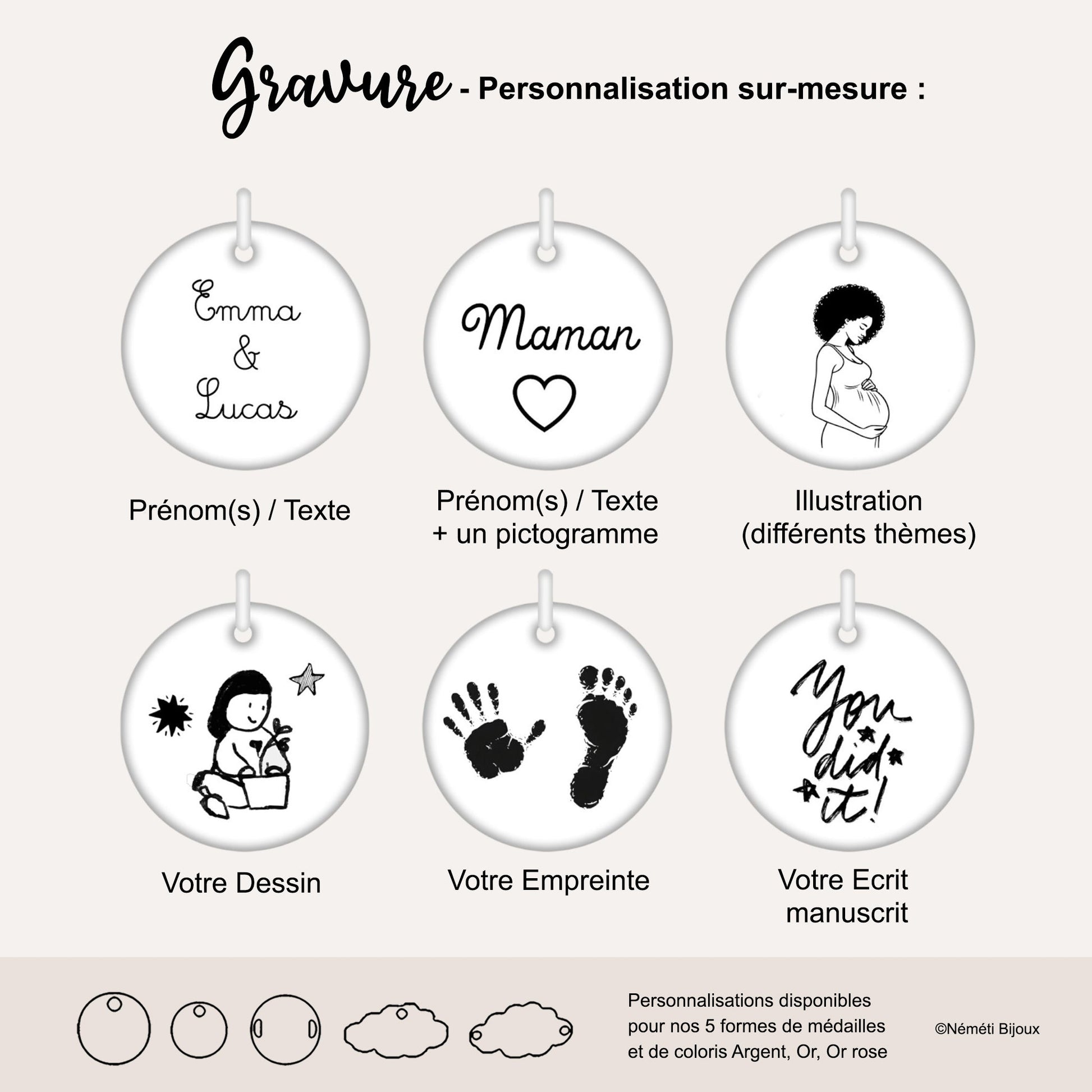 Bracelet liberty personnalisé cordon Betsy Ann Sweet pink - Nemeti Bijoux