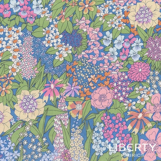 Bracelet liberty personnalisé cordon Ciara pervenche - Nemeti Bijoux