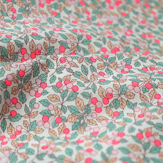 Bracelet liberty personnalisé cordon Colleen’s Orchard Sorbet et Rose Fluo avec médaille personnalisée - Nemeti Bijoux