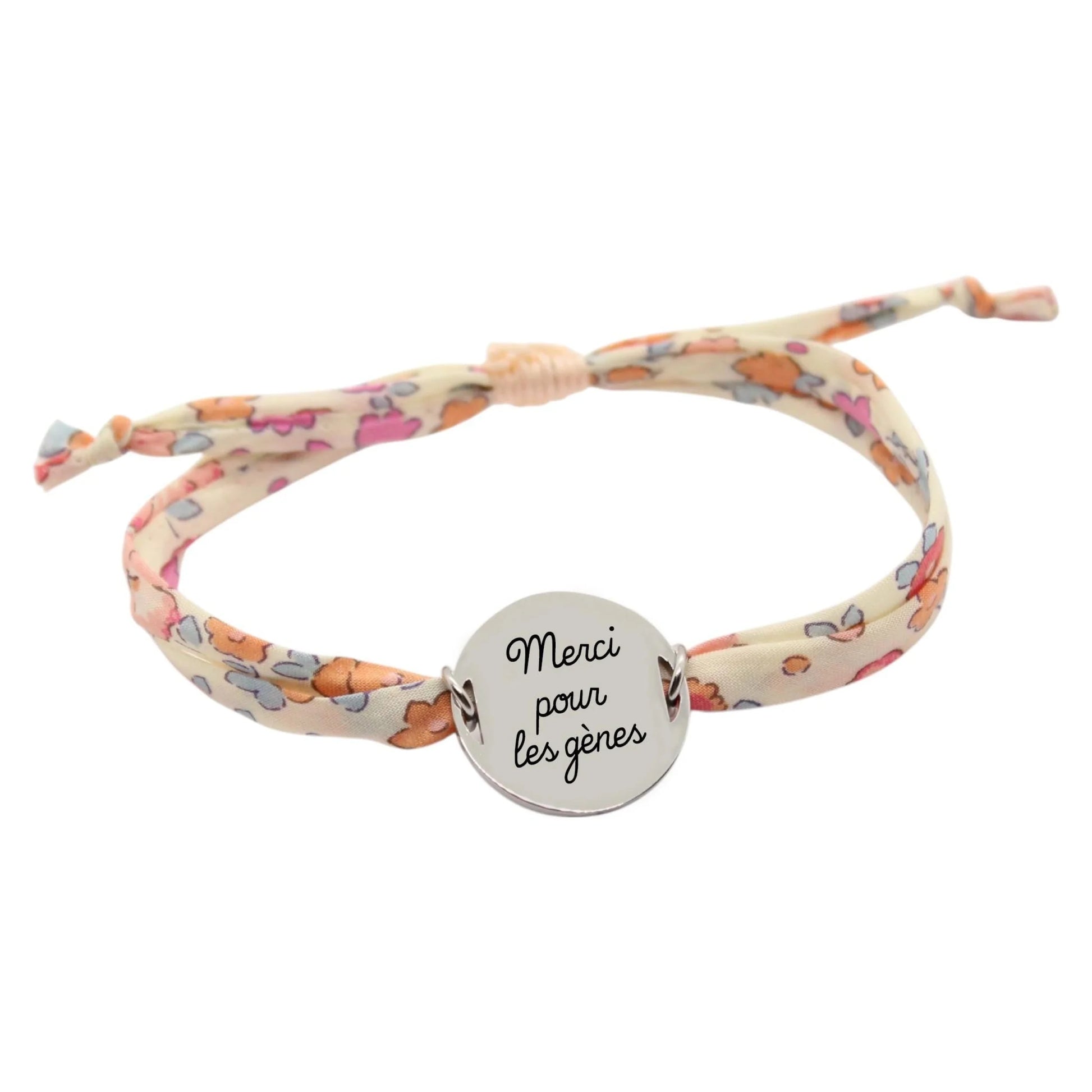 Bracelet liberty personnalisé cordon Ella and Libby - Nemeti Bijoux