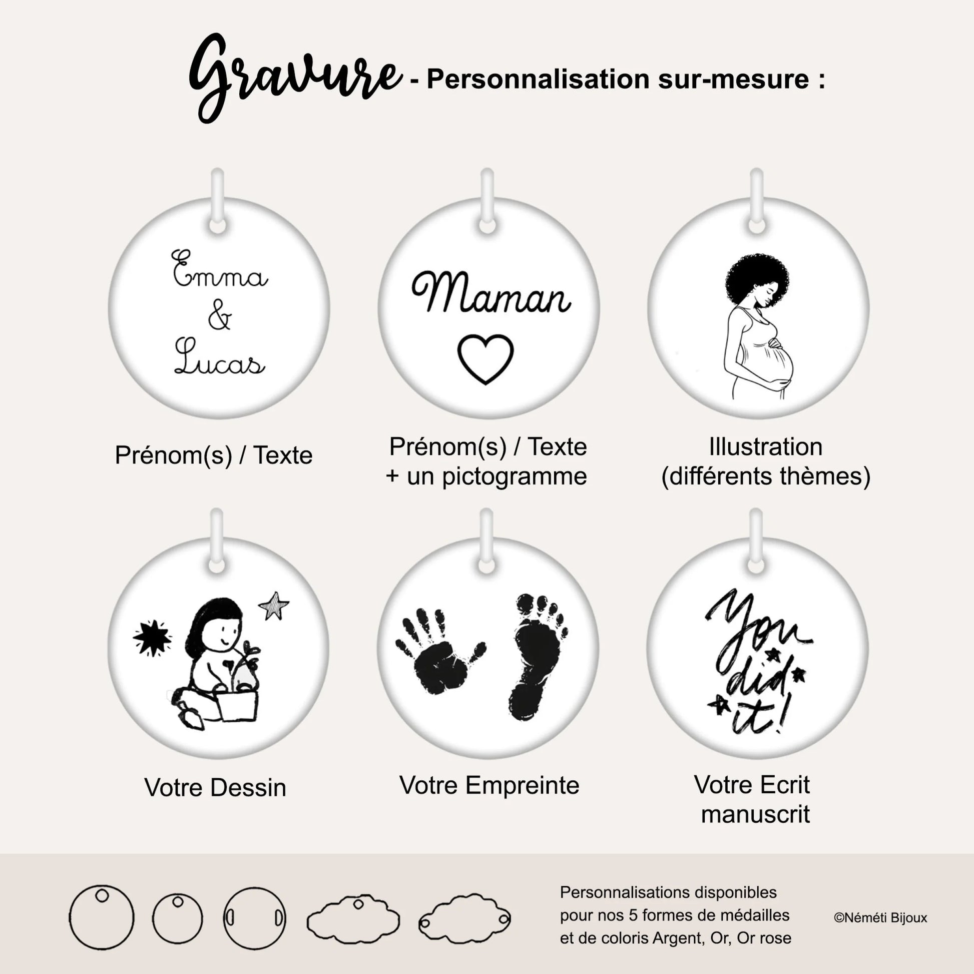 Bracelet liberty personnalisé cordon Emma and Georgina danube - Nemeti Bijoux