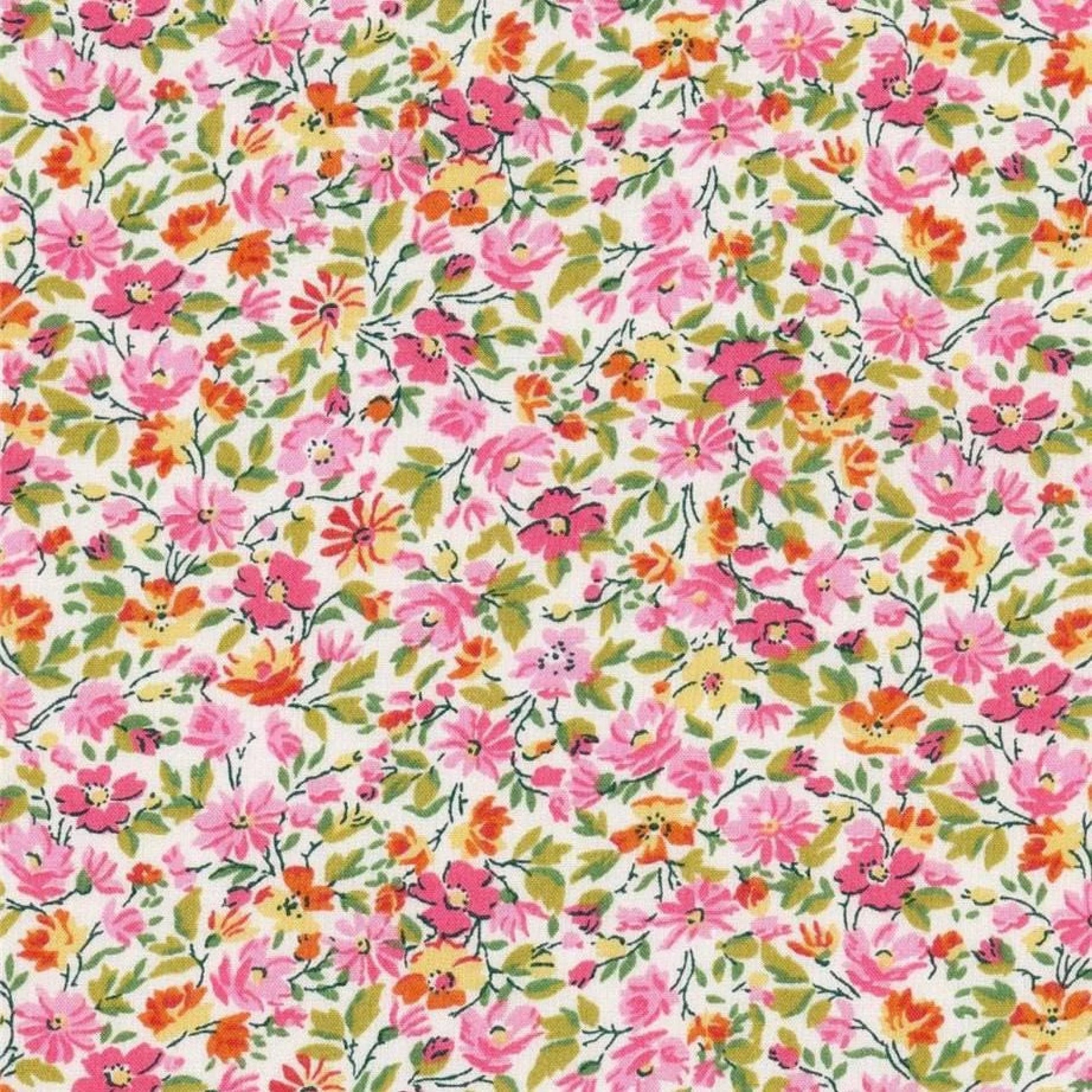 Bracelet liberty personnalisé cordon Hannah Rose Primevères - Nemeti Bijoux