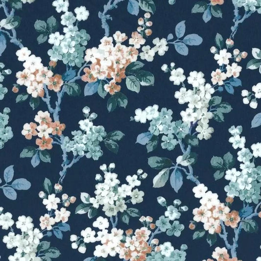 Bracelet liberty personnalisé cordon Josephine bleu marine - Nemeti Bijoux