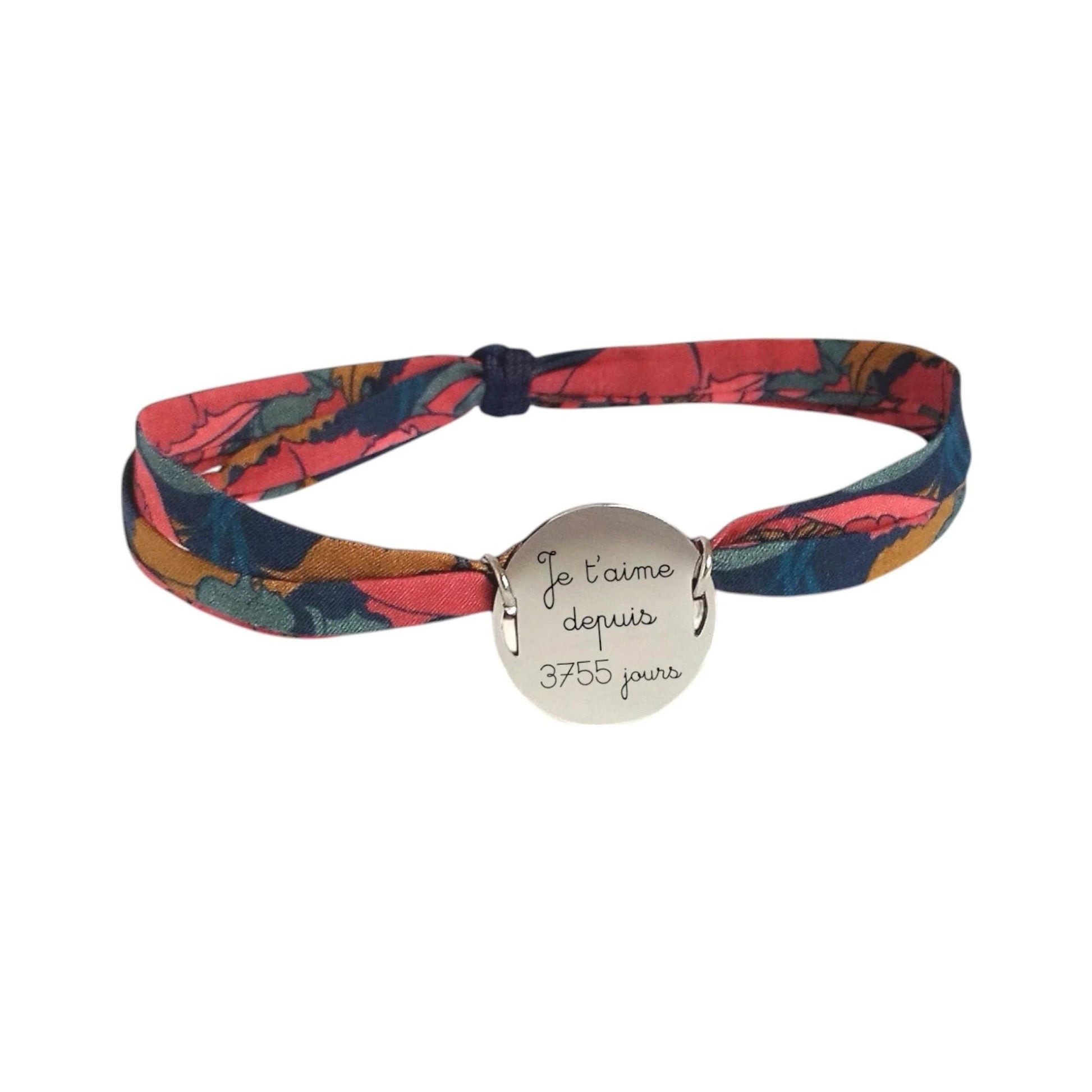 Bracelet liberty personnalisé cordon Little Eustacia - Nemeti Bijoux