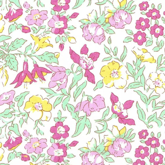 Bracelet liberty personnalisé cordon ’Mamie rose et jaune’ - Nemeti Bijoux