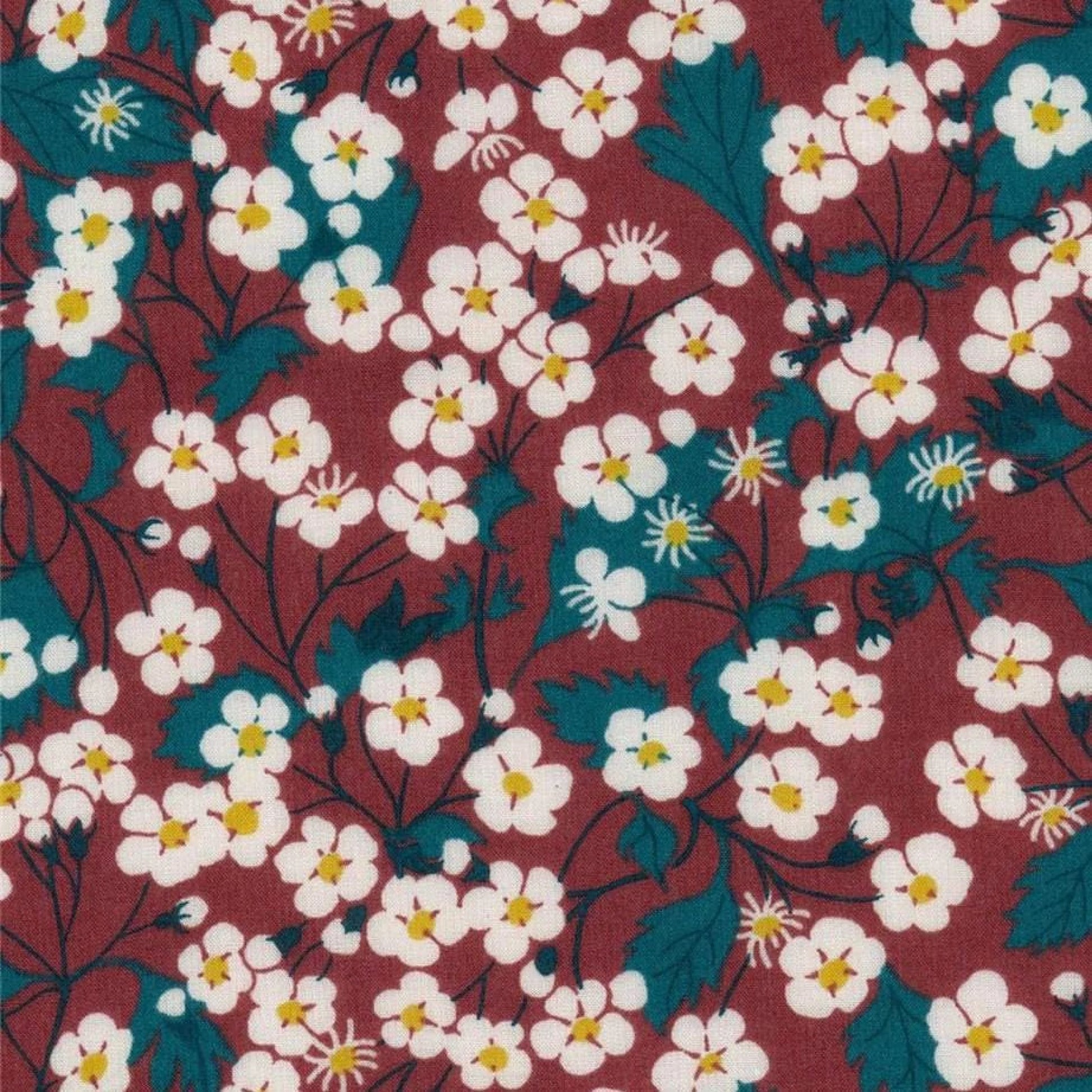 Bracelet liberty personnalisé cordon Mitsi bordeaux - Nemeti Bijoux