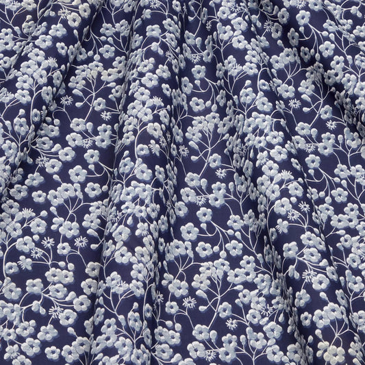 Bracelet liberty personnalisé cordon mitsi mix bleu nuit - Nemeti Bijoux