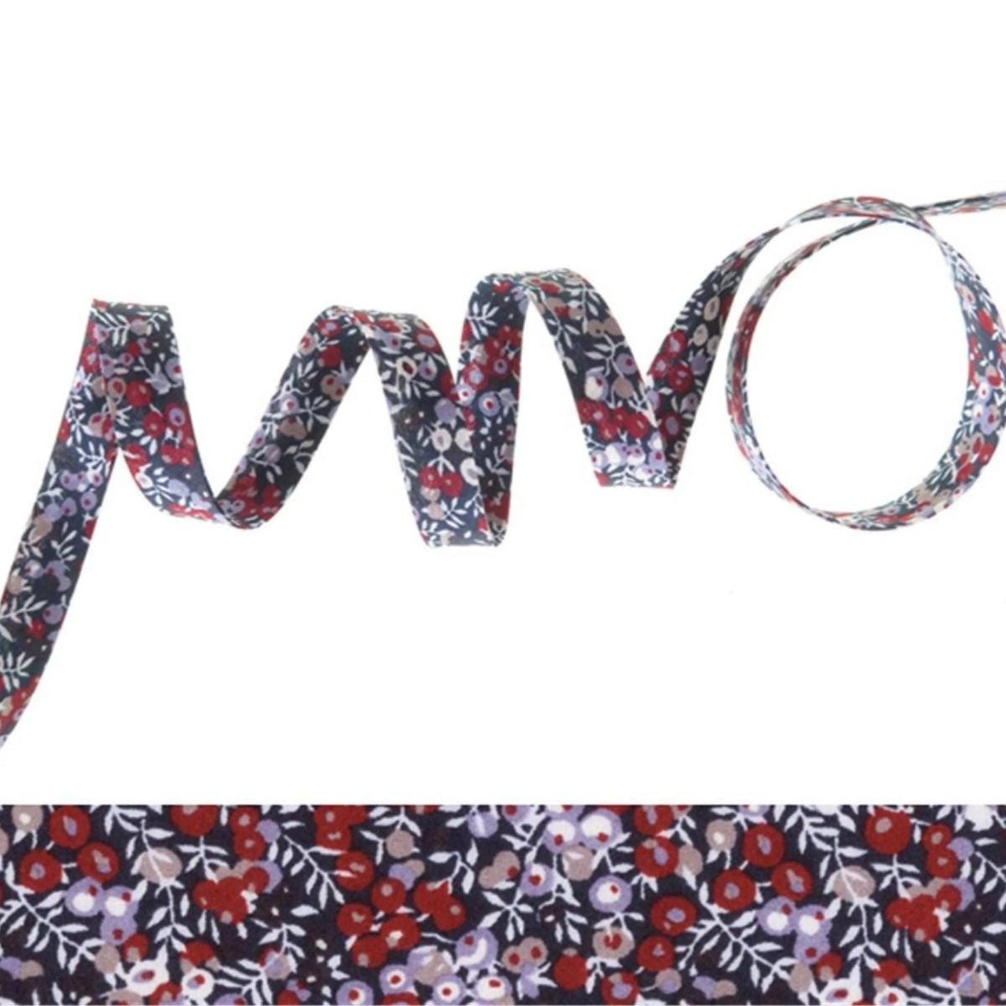 Bracelet liberty personnalisé cordon wilmslow berry bleu nuit brique - Nemeti Bijoux