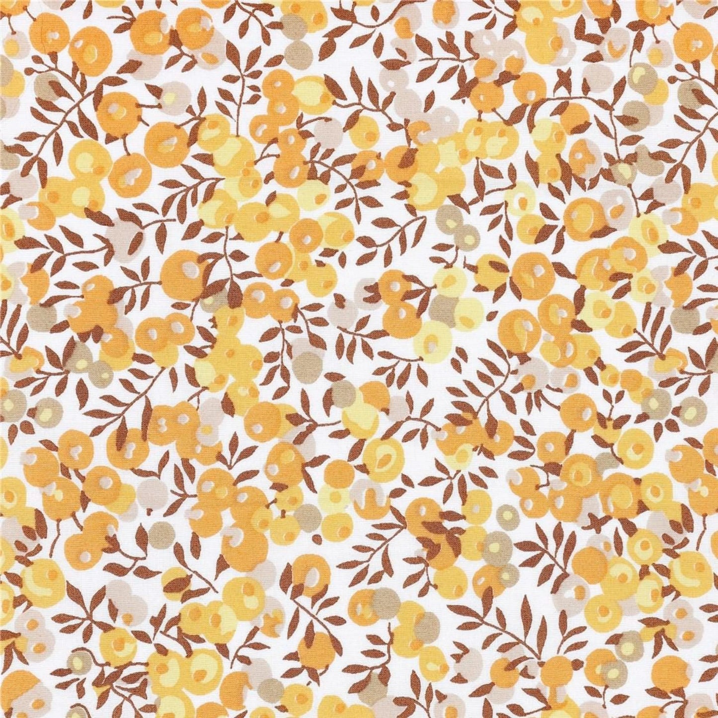 Bracelet liberty personnalisé cordon Wiltshire tournesol jaune - Nemeti Bijoux