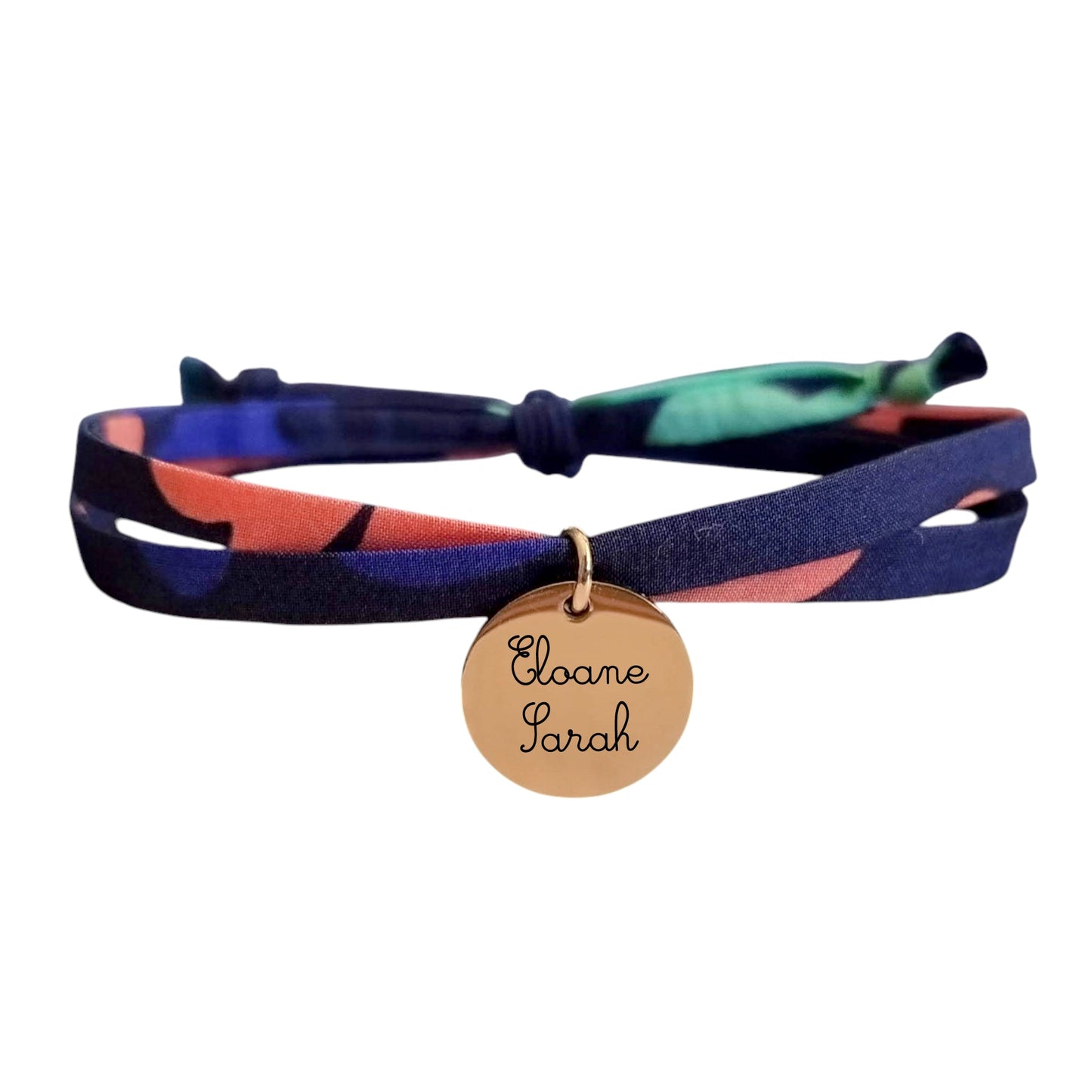 Bracelet liberty personnalisé cordon géométrique graphique - Nemeti Bijoux