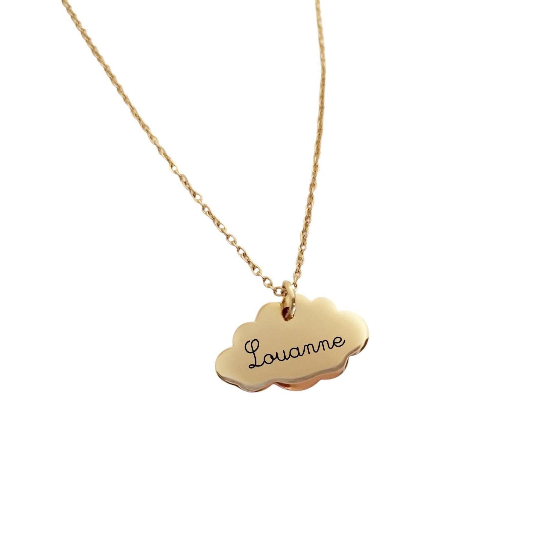 Collier Nuage Personnalisé - Nemeti Bijoux