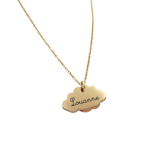 Collier Nuage Personnalisé - Nemeti Bijoux