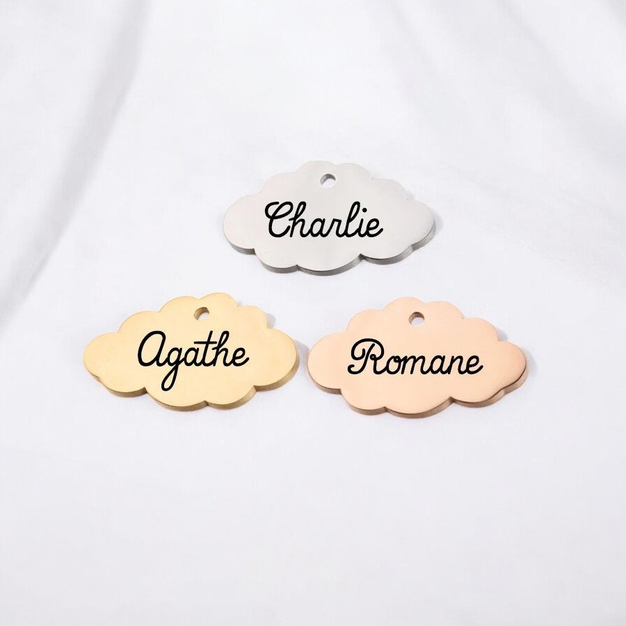 Collier Nuage Personnalisé - Nemeti Bijoux