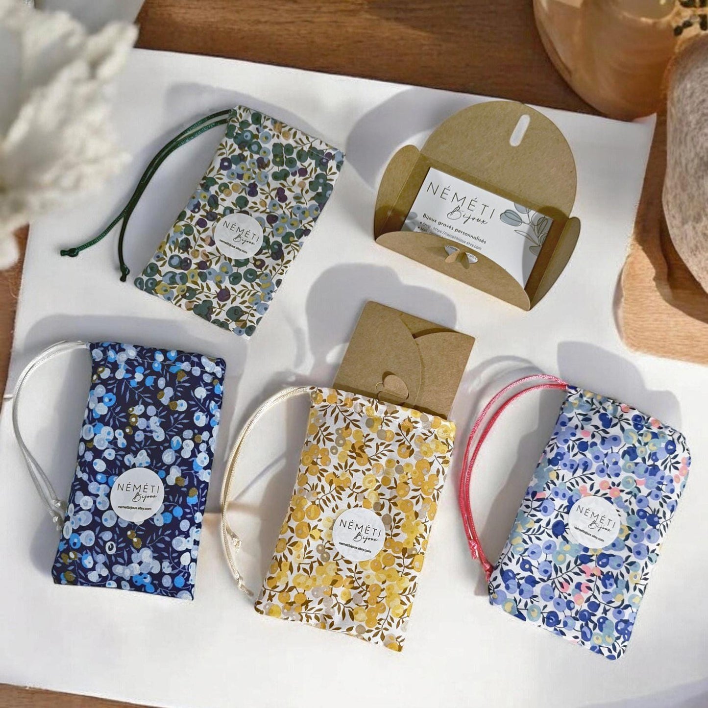 Bracelet liberty personnalisé cordon Wiltshire nausicaa - Nemeti Bijoux