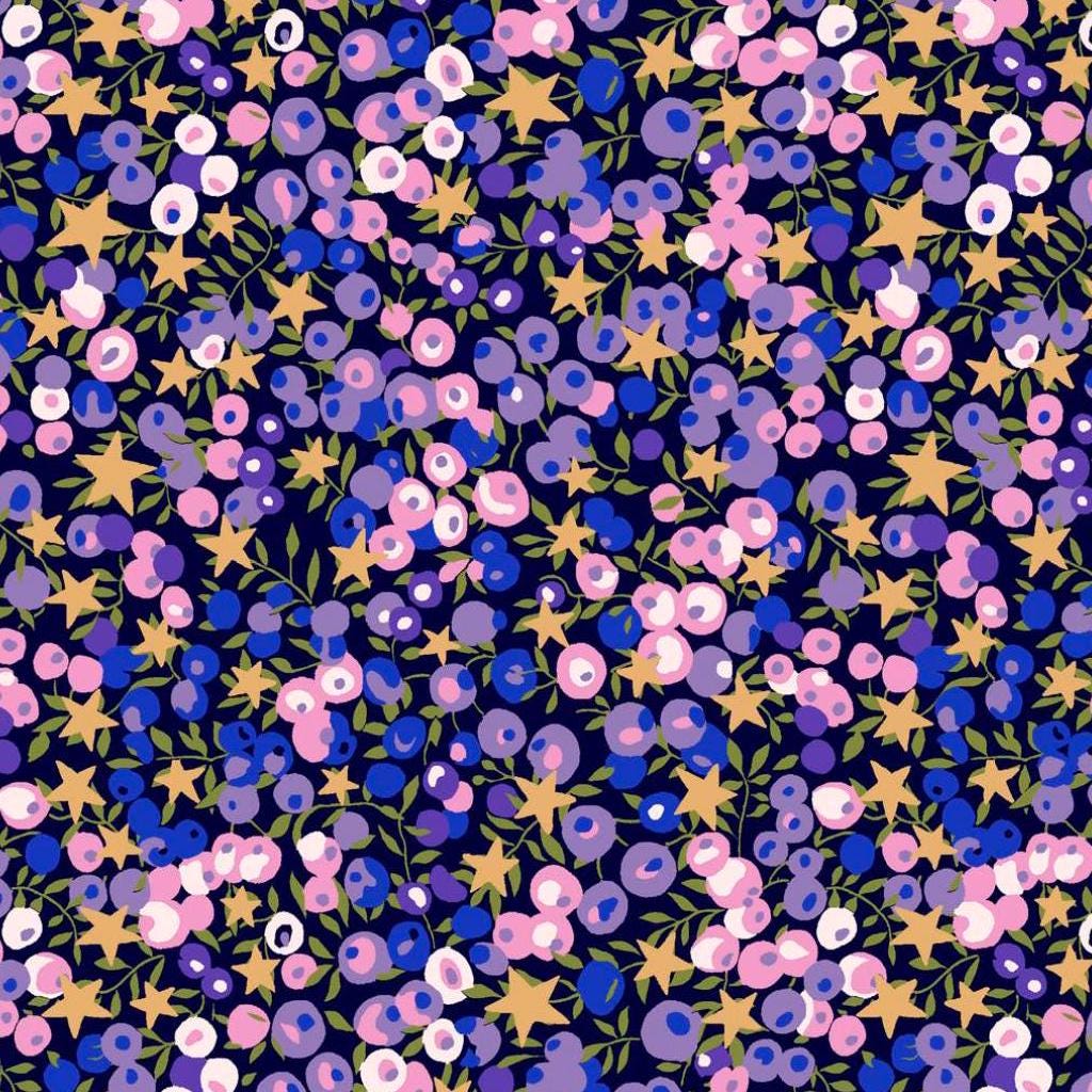 Bracelet liberty personnalisé cordon Wiltshire Star violet - Nemeti Bijoux