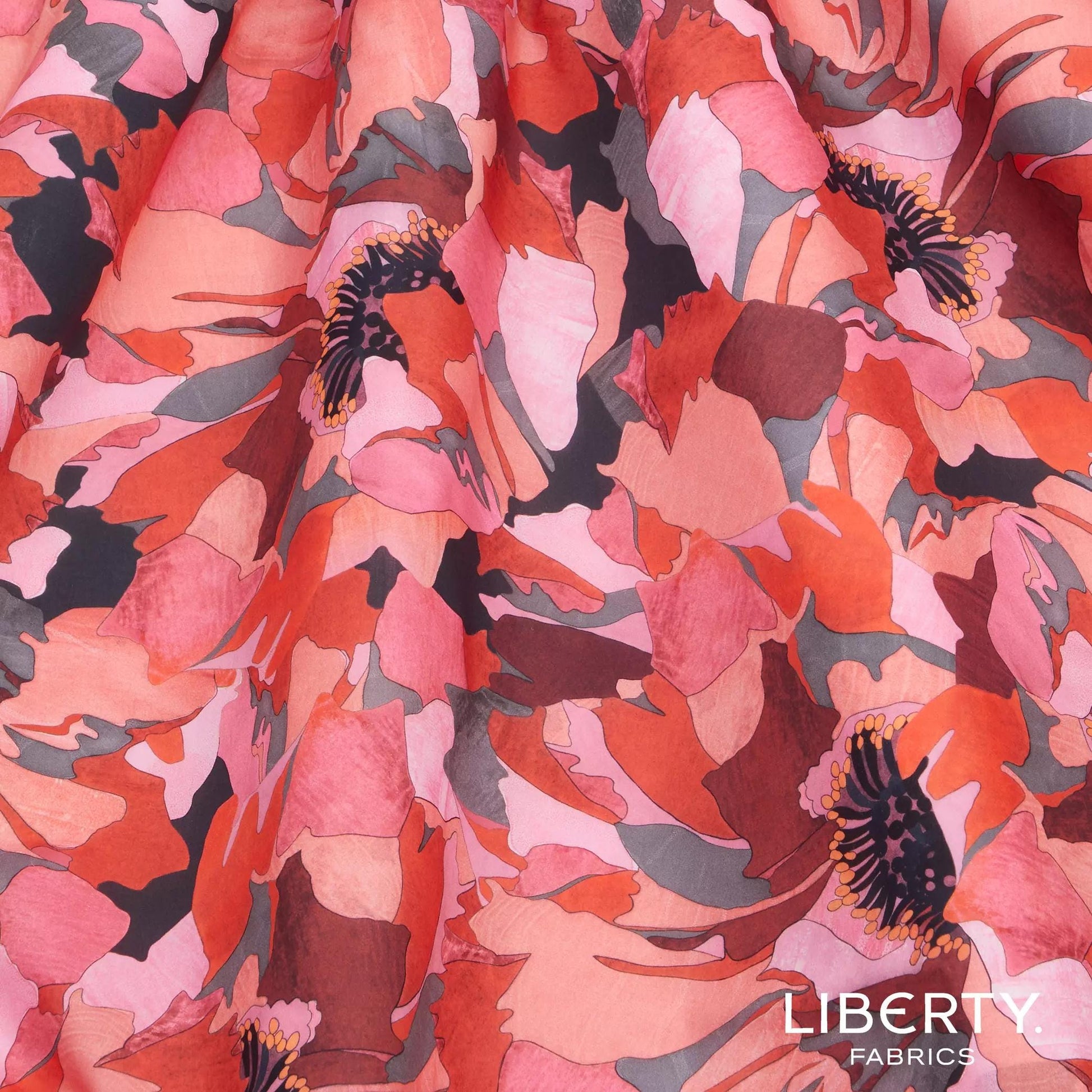 Bracelet liberty personnalisé cordon Peony Parade rose brun - Nemeti Bijoux