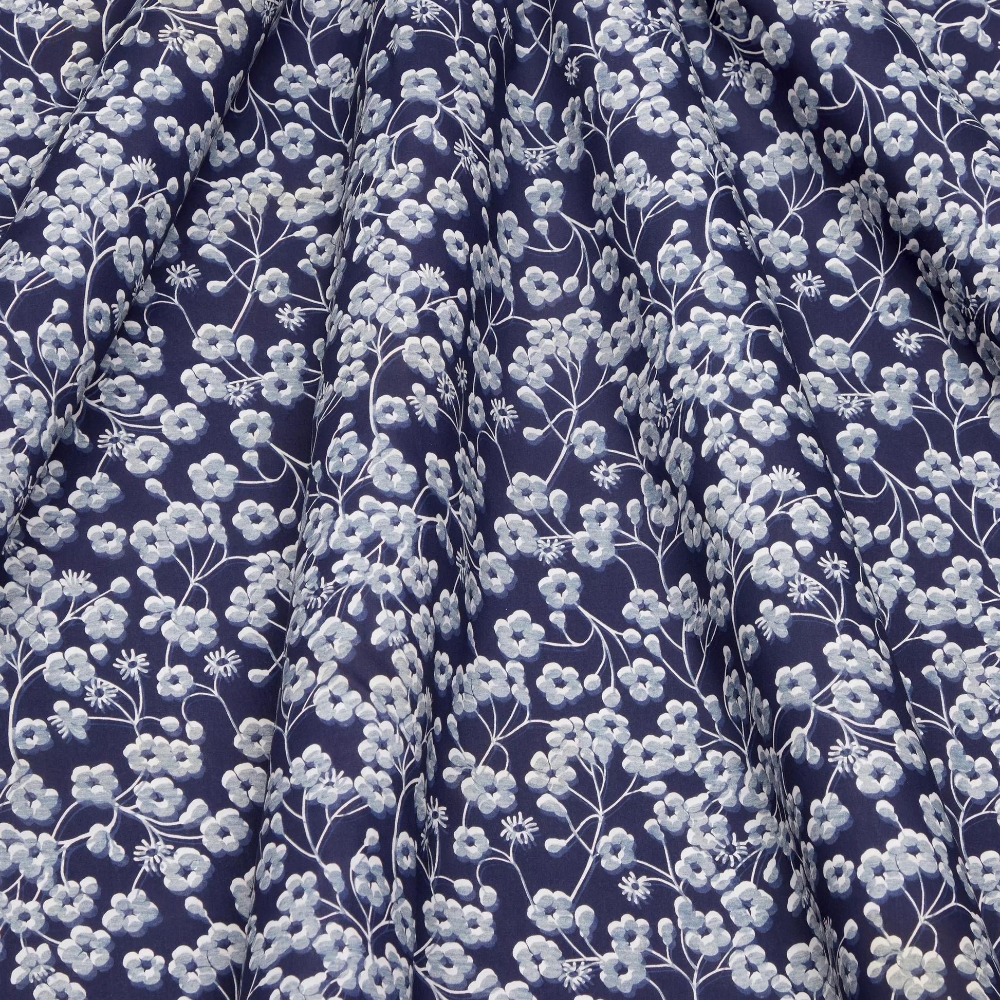 Bracelet liberty personnalisé cordon mitsi mix bleu nuit - Nemeti Bijoux