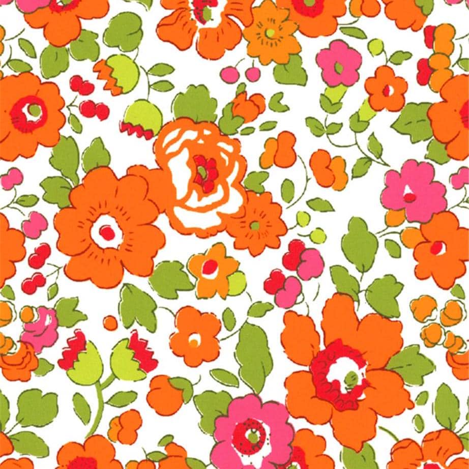 Bracelet liberty personnalisé cordon Betsy Mandarine - Nemeti Bijoux