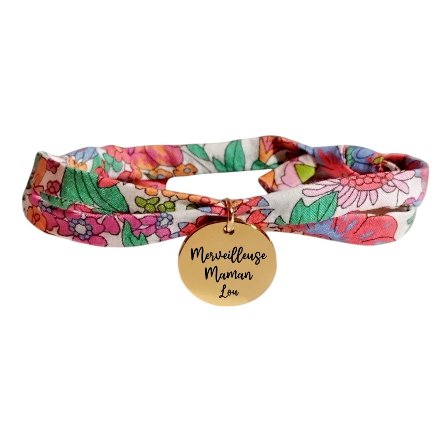 Bracelet liberty personnalisé cordon Margaret Annie Tutti Frutti - Nemeti Bijoux