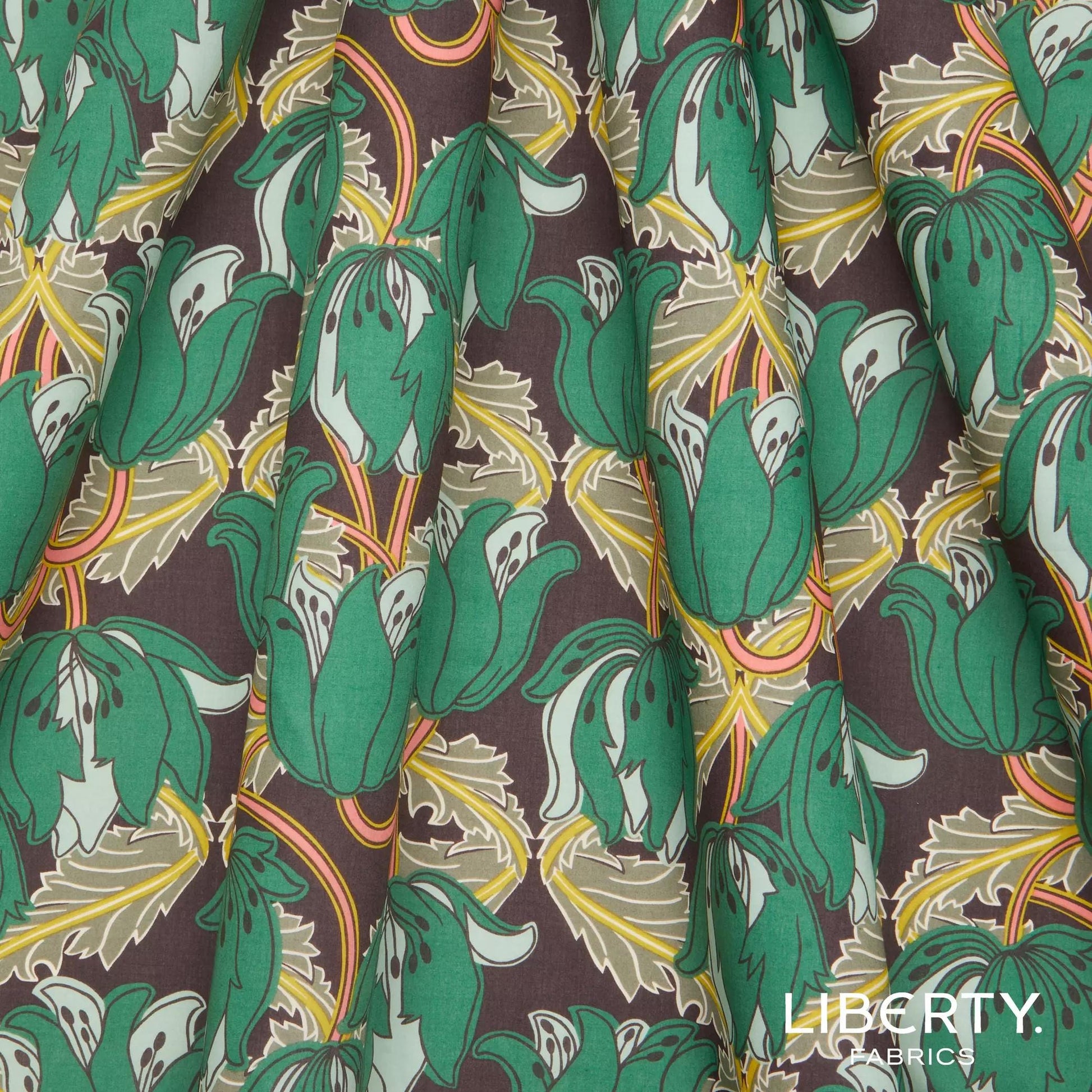 Bracelet liberty personnalisé cordon Evelyn Dawn vert - Nemeti Bijoux