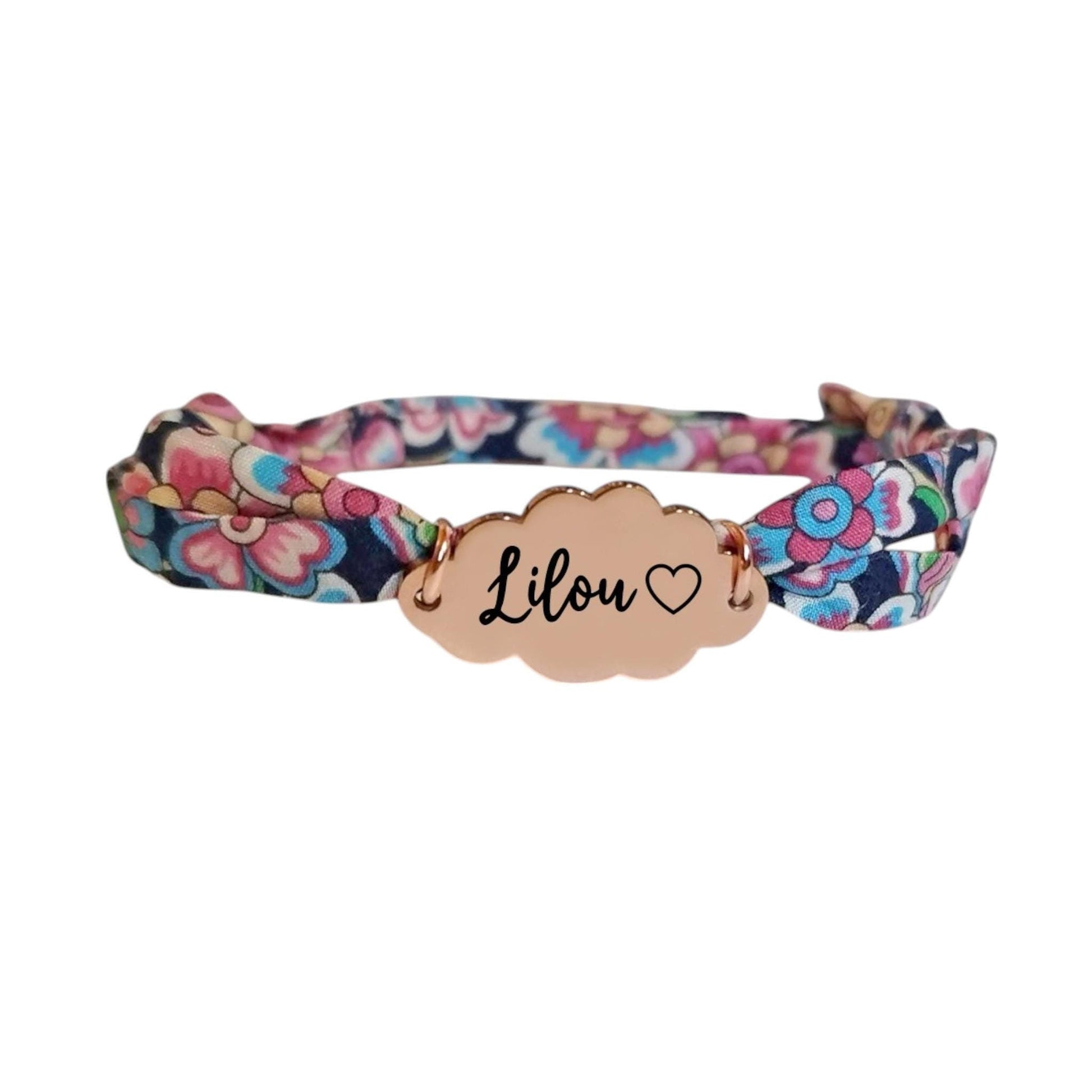 Bracelet liberty personnalisé cordon anokhi - Nemeti Bijoux