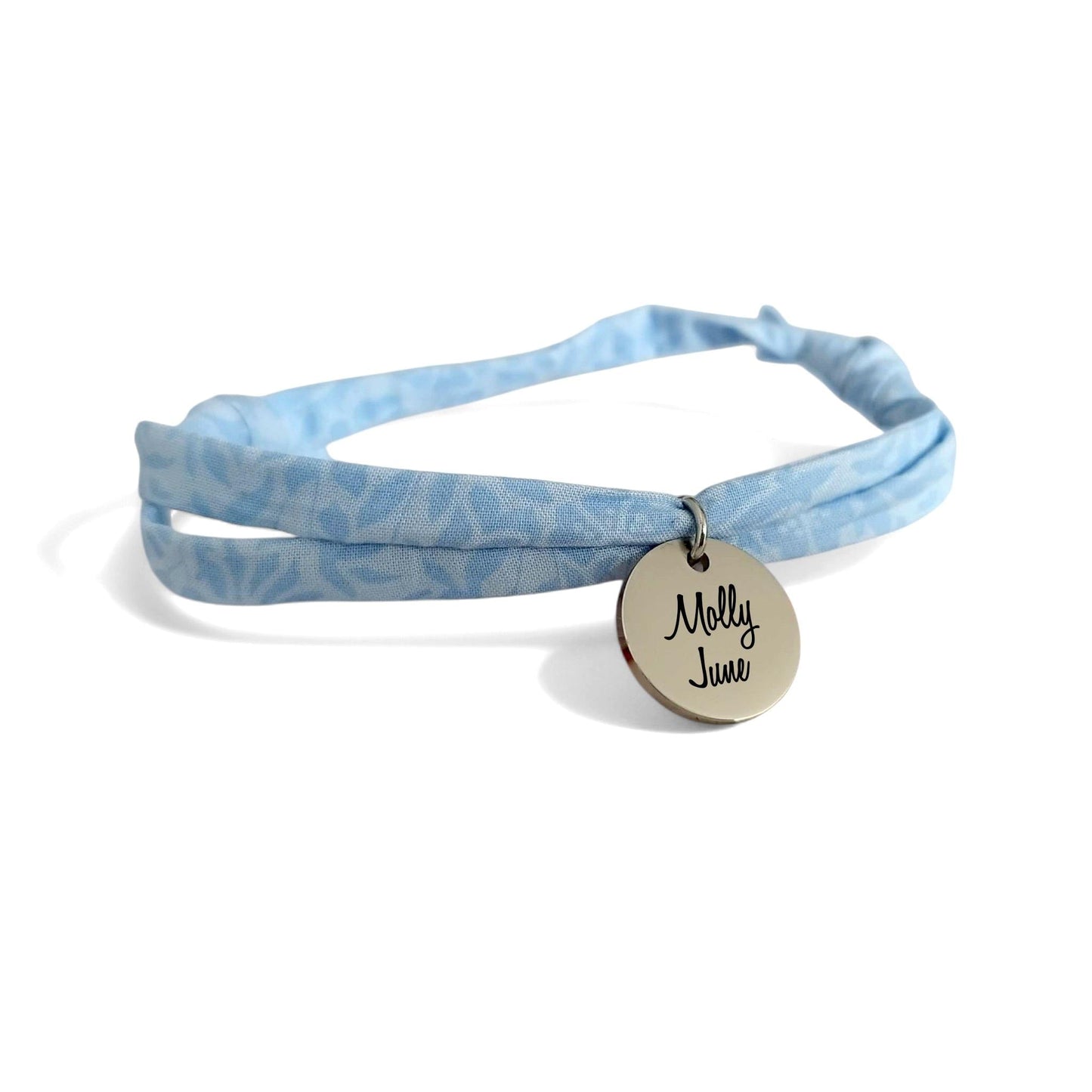 Bracelet liberty personnalisé cordon Pigment Poppy Day Silhouette Sky - Nemeti Bijoux