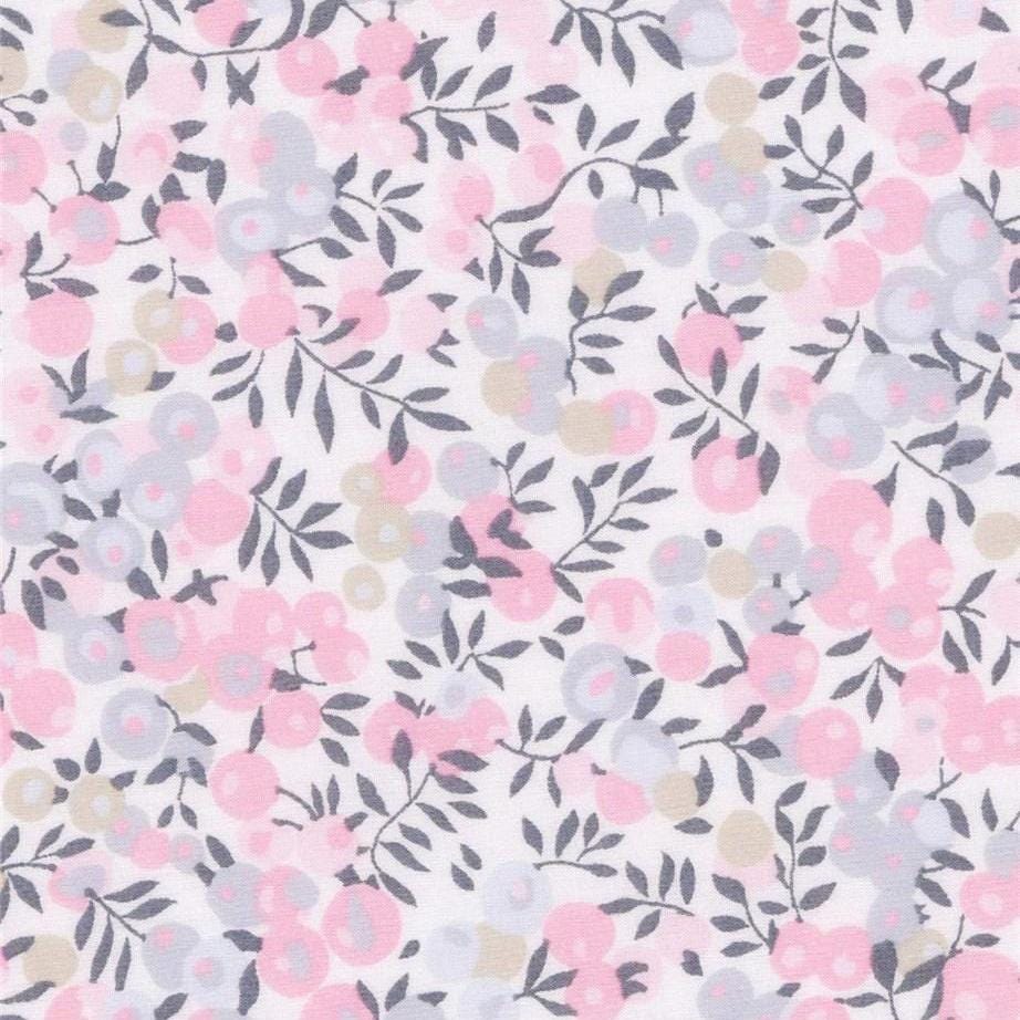 Bracelet liberty personnalisé cordon Wiltshire Jacinthe rose - Nemeti Bijoux