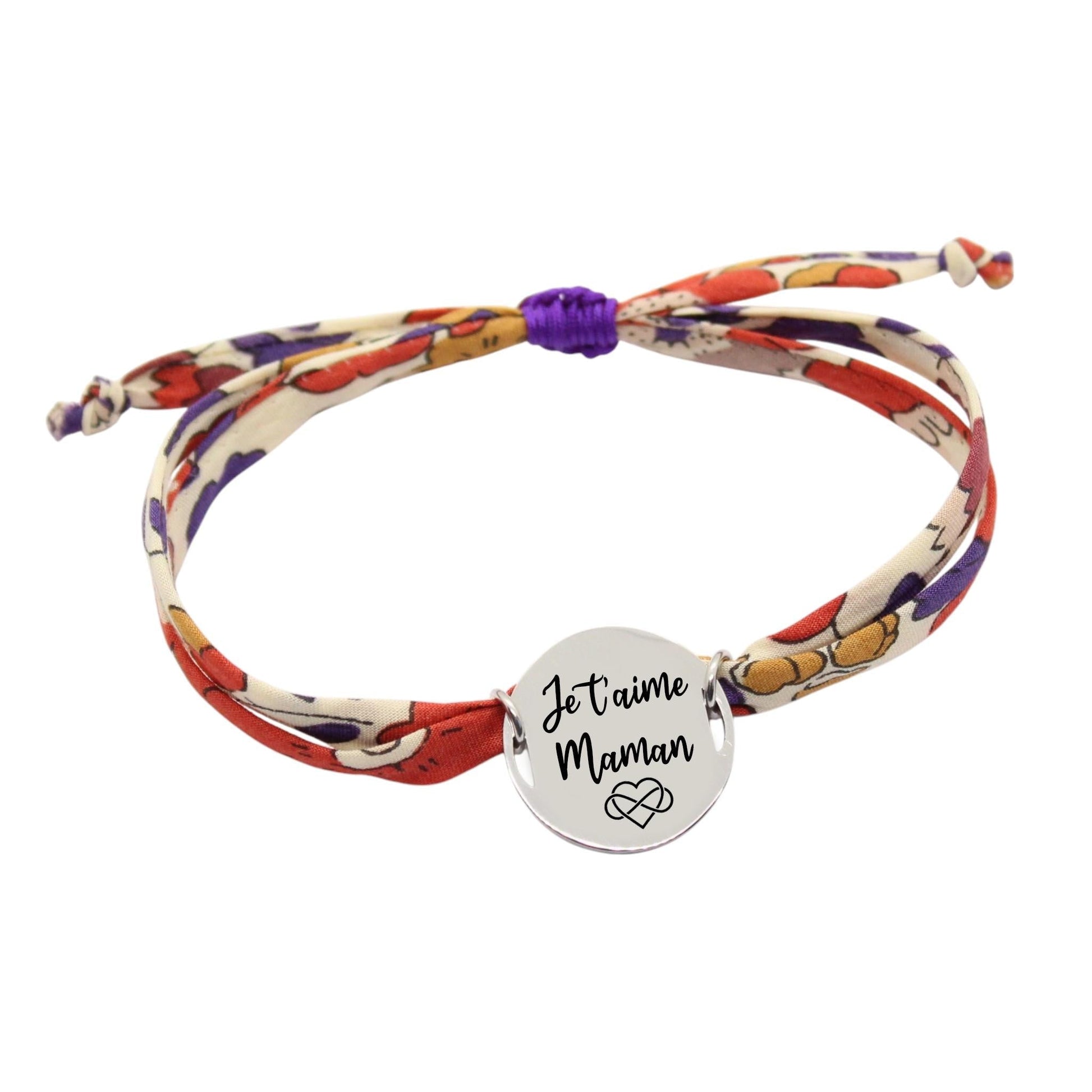 Bracelet liberty personnalisé cordon Betsy Automne - Nemeti Bijoux