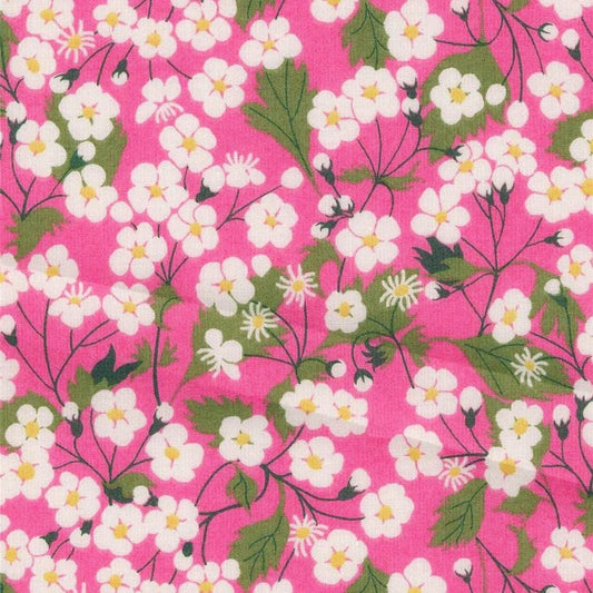 Bracelet liberty personnalisé cordon Mitsi Pivoine rose - Nemeti Bijoux