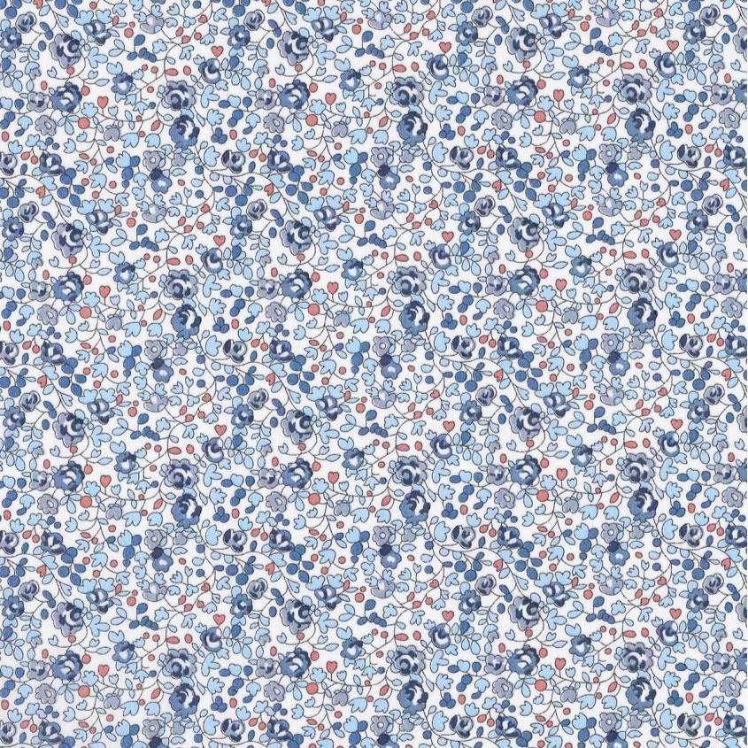 Bracelet liberty personnalisé cordon Eloise bleu marine - Nemeti Bijoux