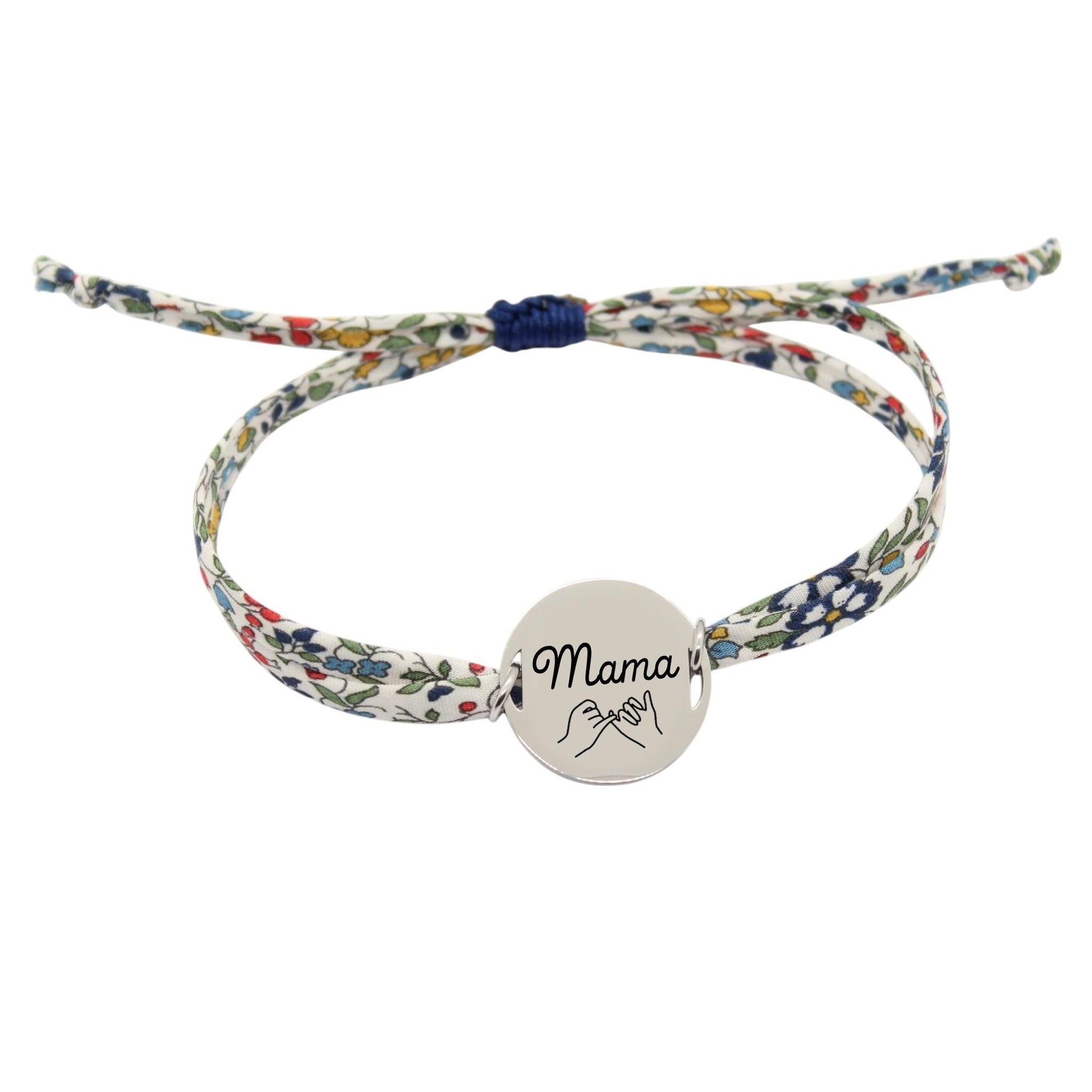 Bracelet liberty personnalisé cordon Katie and Millie Multicolore - Nemeti Bijoux
