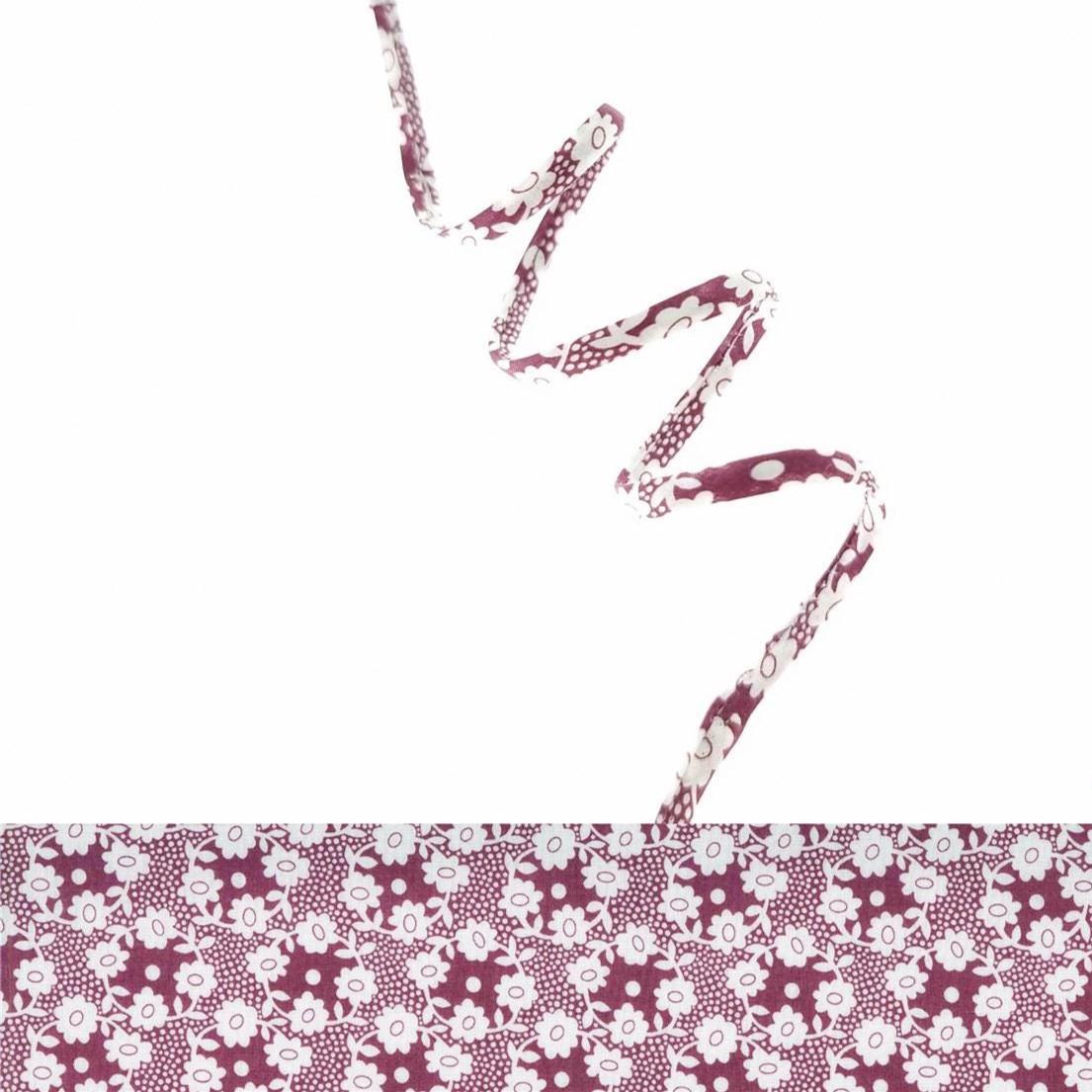 Bracelet liberty personnalisé cordon Millie cassis - Nemeti Bijoux