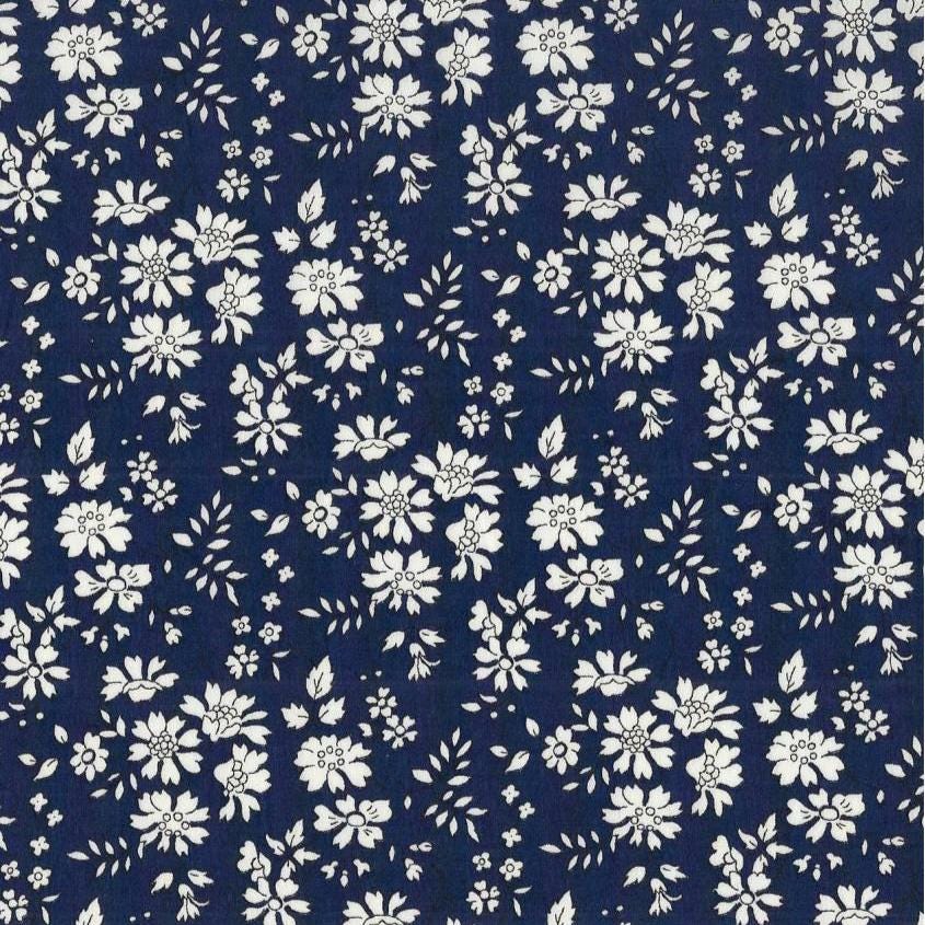 Bracelet liberty personnalisé cordon capel bleu marine - Nemeti Bijoux