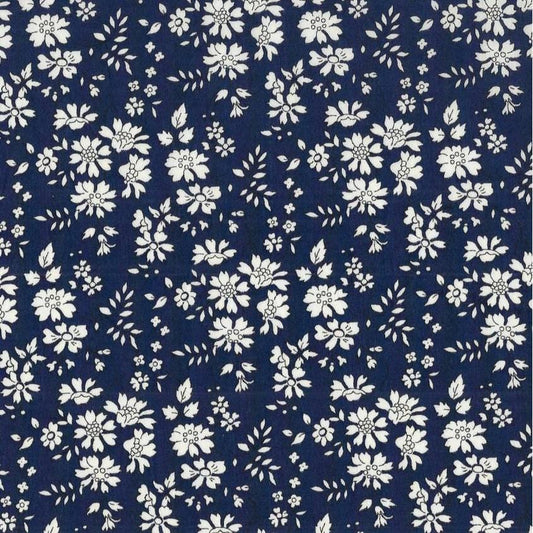 Bracelet liberty personnalisé cordon capel bleu marine - Nemeti Bijoux