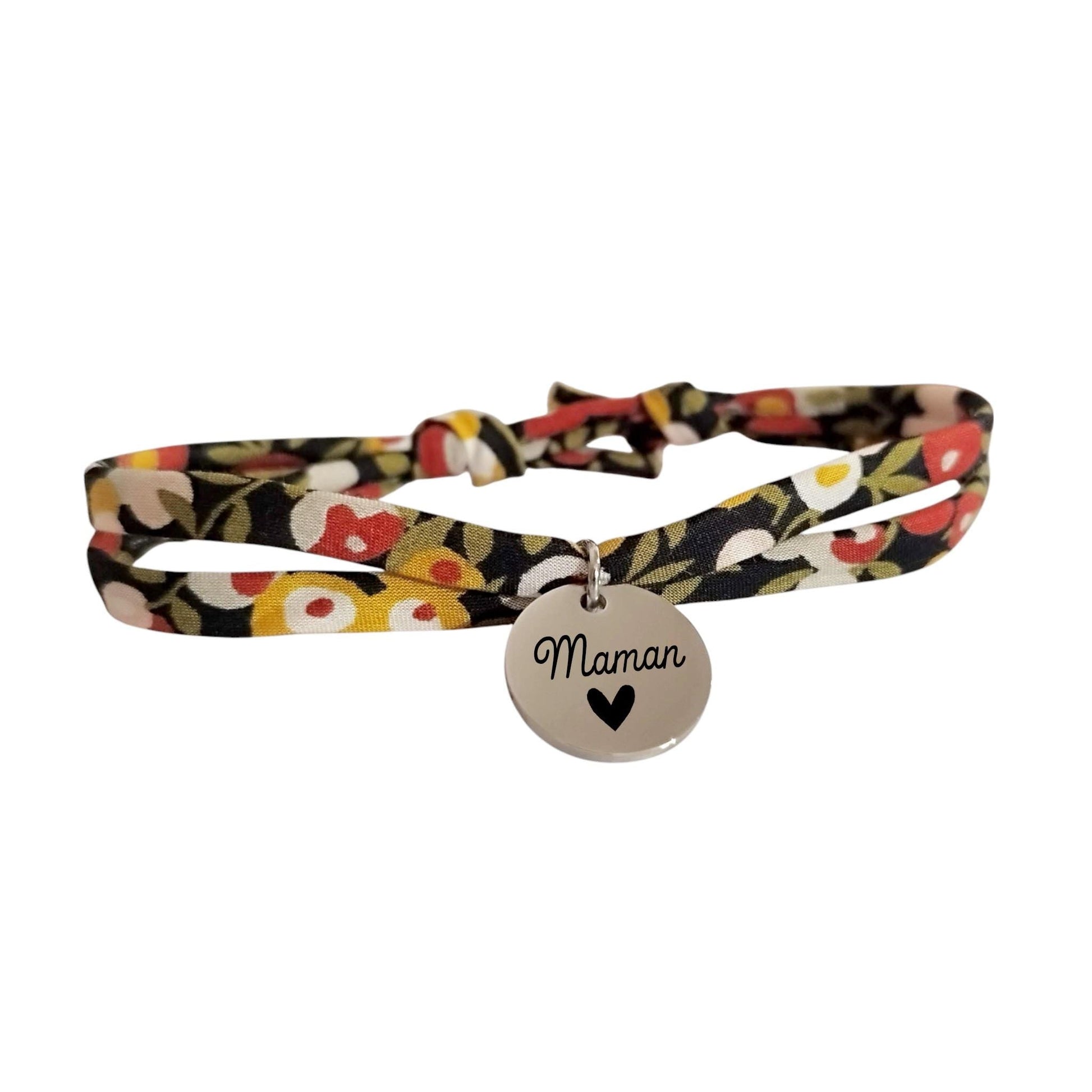 Bracelet liberty personnalisé cordon Wiltshire September - Nemeti Bijoux