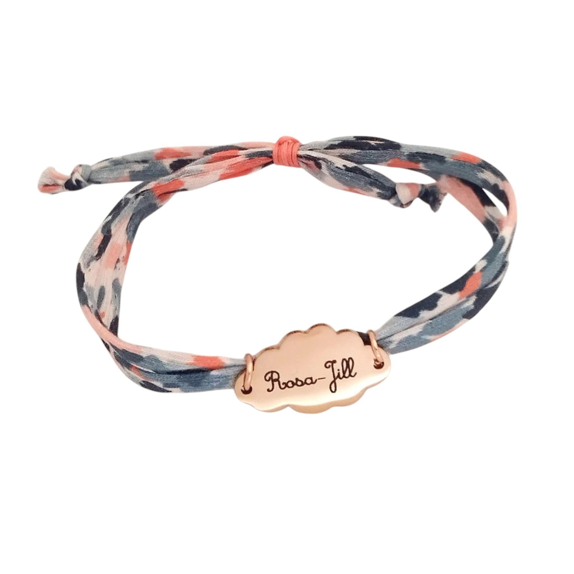 Bracelet liberty personnalisé cordon UNE Quartz Ballet - Nemeti Bijoux