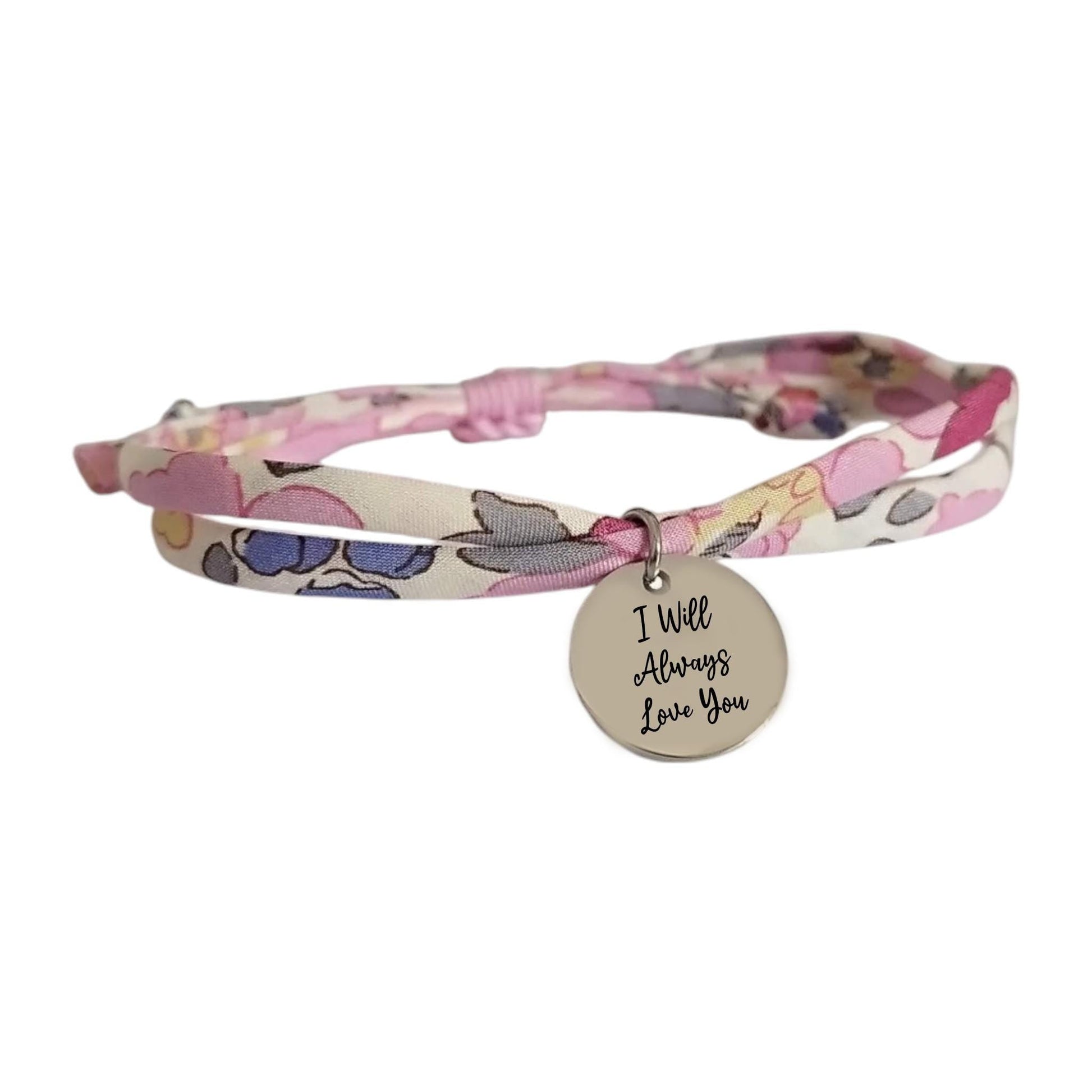 Bracelet liberty personnalisé cordon Betsy Cuberdon - Nemeti Bijoux